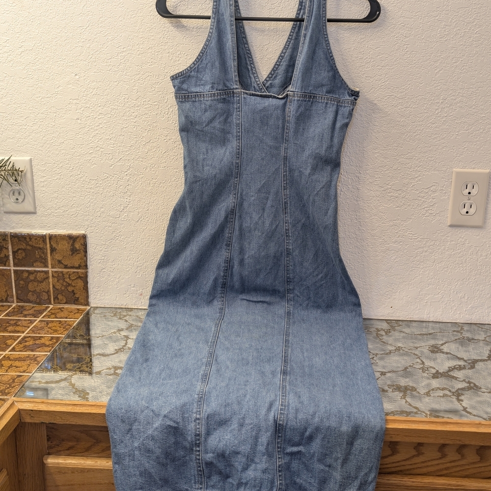 Carolina Blues Vintage Denim Button-Down Dress Size 7/8 100%cotton - Picture 5 of 9